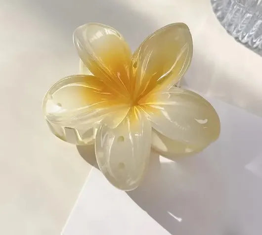 Fancy Hair Claw Clips For Girls|Korean Flower Gradient Egg Large Candy Colour Hair Claw Clips Catchers For Girls Ratings 12