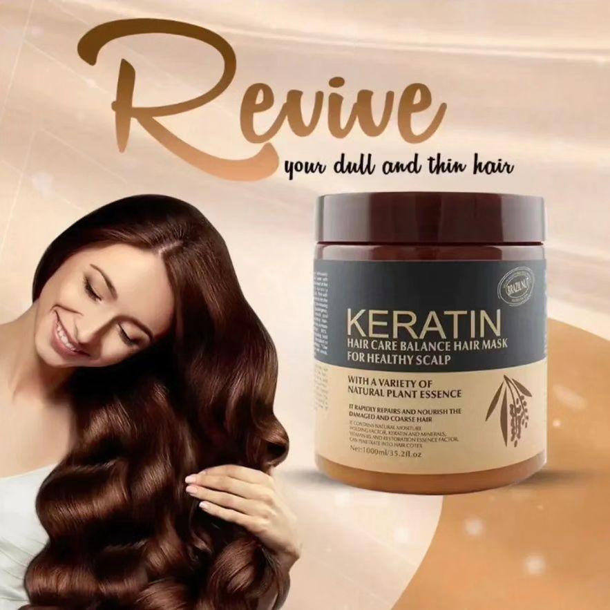 Keratin Hair Mask-Repair & shine treatment for frizz free healthy hair
