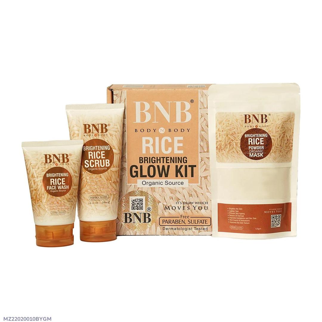 3 in 1 Skin brightening rice exfoliating kit,whitening and exfoliation.