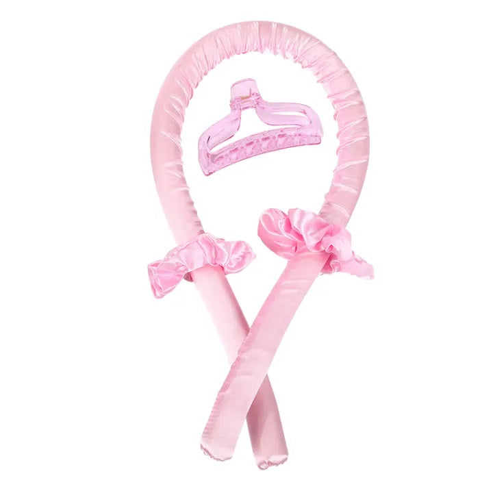 Heatless hair Curling Rod with scrunchies