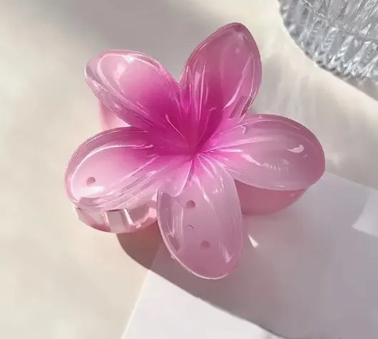 Fancy Hair Claw Clips For Girls|Korean Flower Gradient Egg Large Candy Colour Hair Claw Clips Catchers For Girls Ratings 12