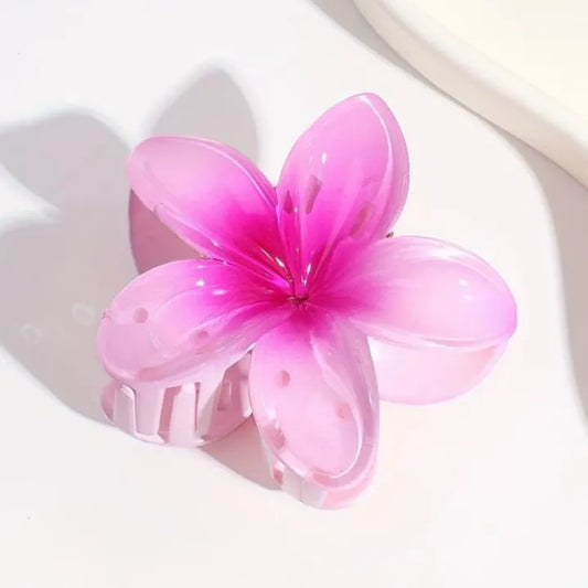 Fancy Hair Claw Clips For Girls|Korean Flower Gradient Egg Large Candy Colour Hair Claw Clips Catchers For Girls Ratings 12