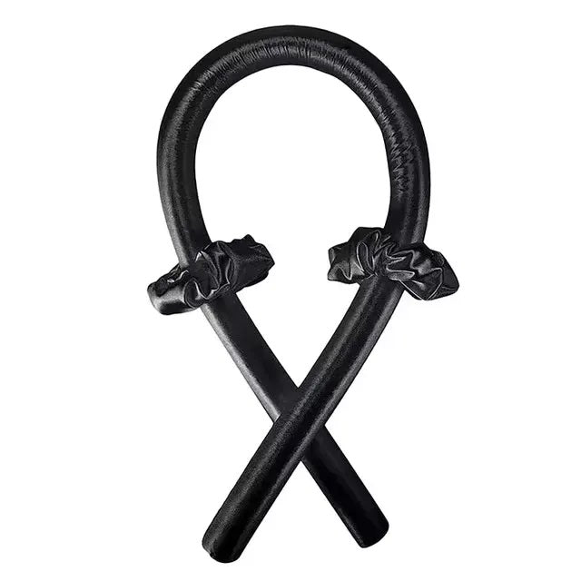 Heatless hair Curling Rod with scrunchies