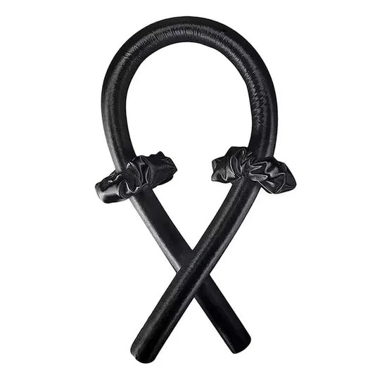 Heatless hair Curling Rod with scrunchies